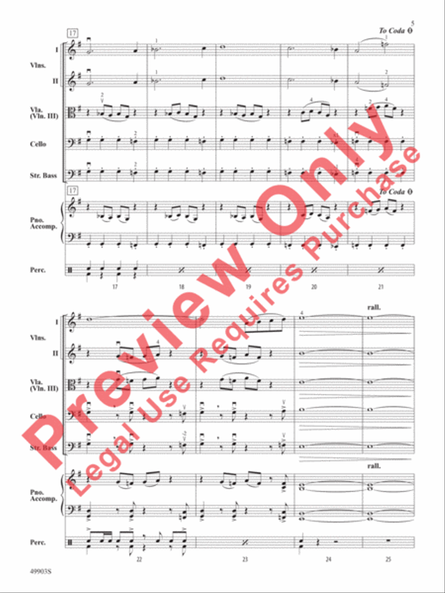 Galactic Nature String Orchestra scores gallery preview page 6