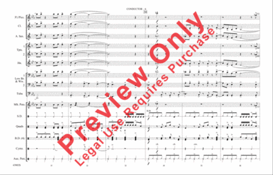 Shout It Out Loud Marching Band scores gallery preview page 7
