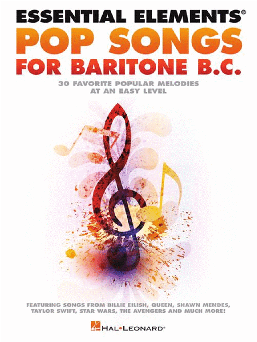 Essential Elements Pop Songs for Baritone B.C. Concert Band Methods scores gallery preview page 2