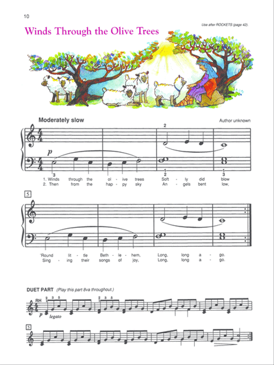Alfred's Basic Piano Course Hymn Book, Level 1A Piano Method scores gallery preview page 4