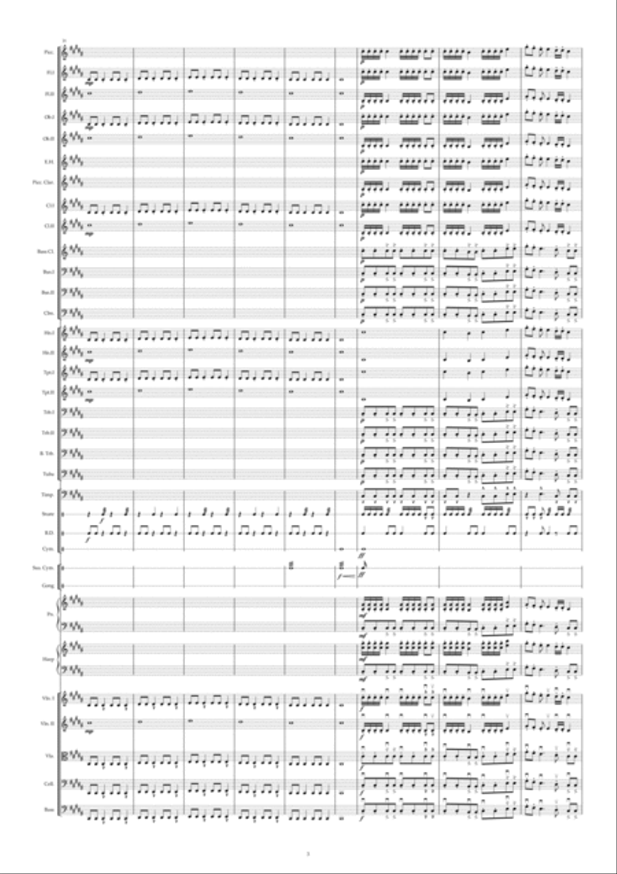 At the Heel of the Ruler Full Orchestra scores gallery preview page 3