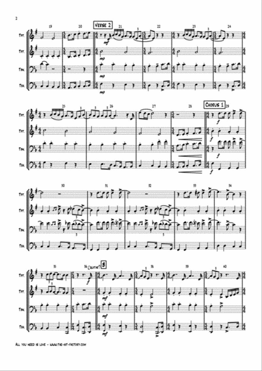 All You Need Is Love School and Community scores gallery preview page 2