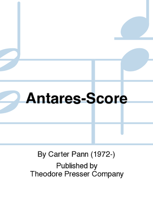 Book cover for Antares-Score