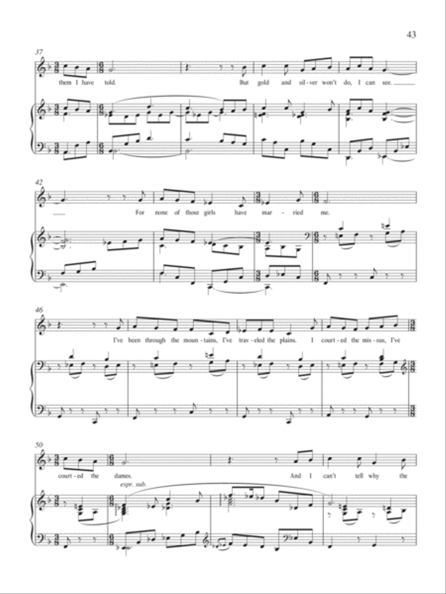 The Bachelor's Lay The Bachelor's Lay Low Voice scores gallery preview page 4