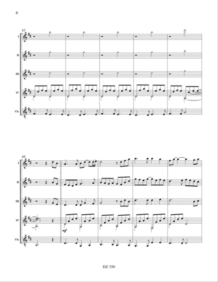 Wild Mountain Thyme Wild Mountain Thyme Guitar Ensemble scores gallery preview page 5