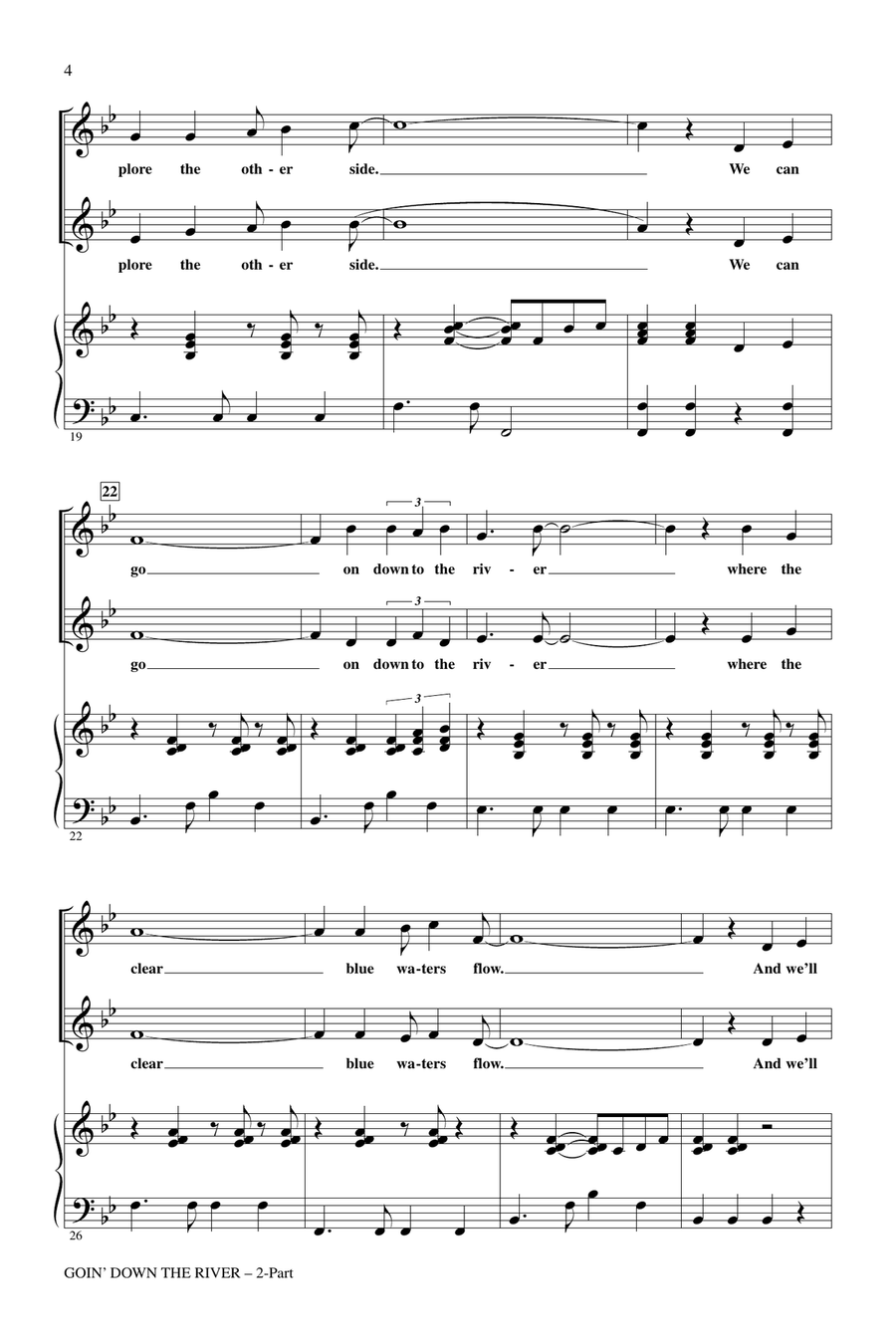 Goin' Down The River 2-Part scores gallery preview page 3