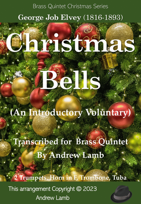 Book cover for George Job Elvey | Christmas Bells | for Brass Quintet