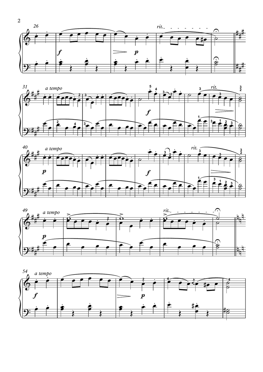 A romantique Etude by Theodore Lack Piano Method scores gallery preview page 2