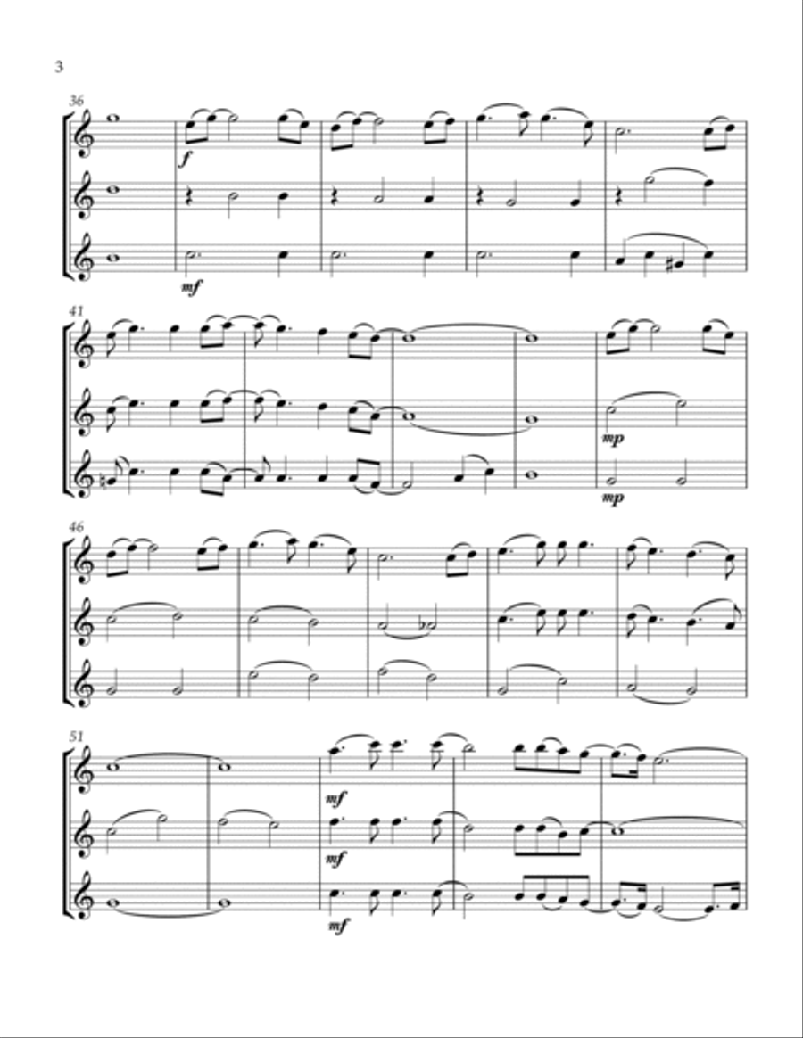 My Sweet Lady String Trio scores gallery preview page 4