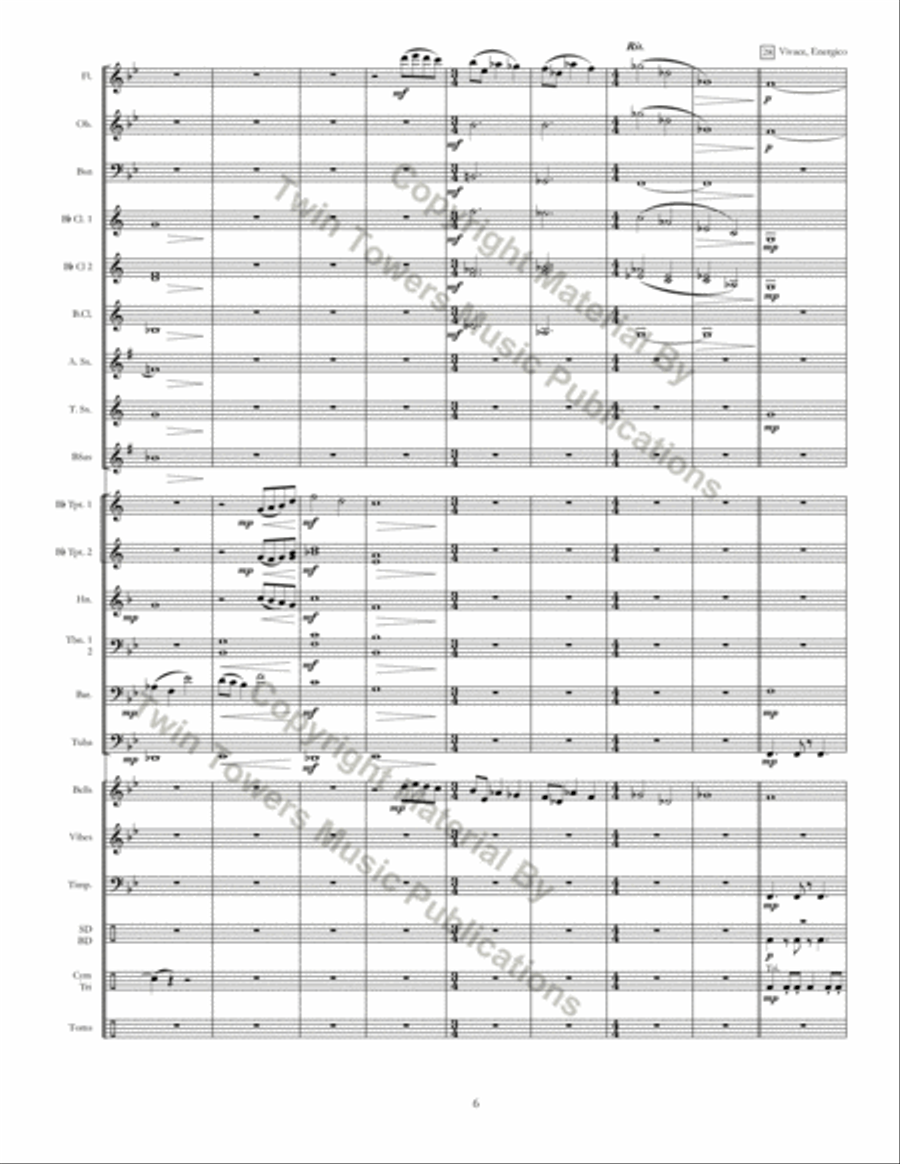 Ritmo Della Terra Concert Band scores gallery preview page 6