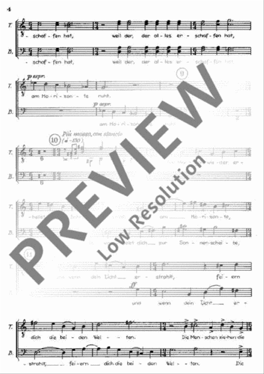 Kantate Nr. 7 TTBB scores gallery preview page 5