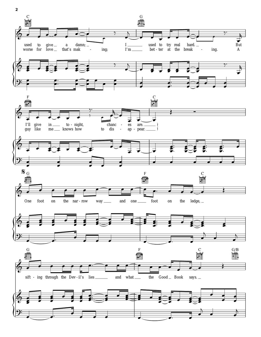 Chances Are Acoustic Guitar scores gallery preview page 2