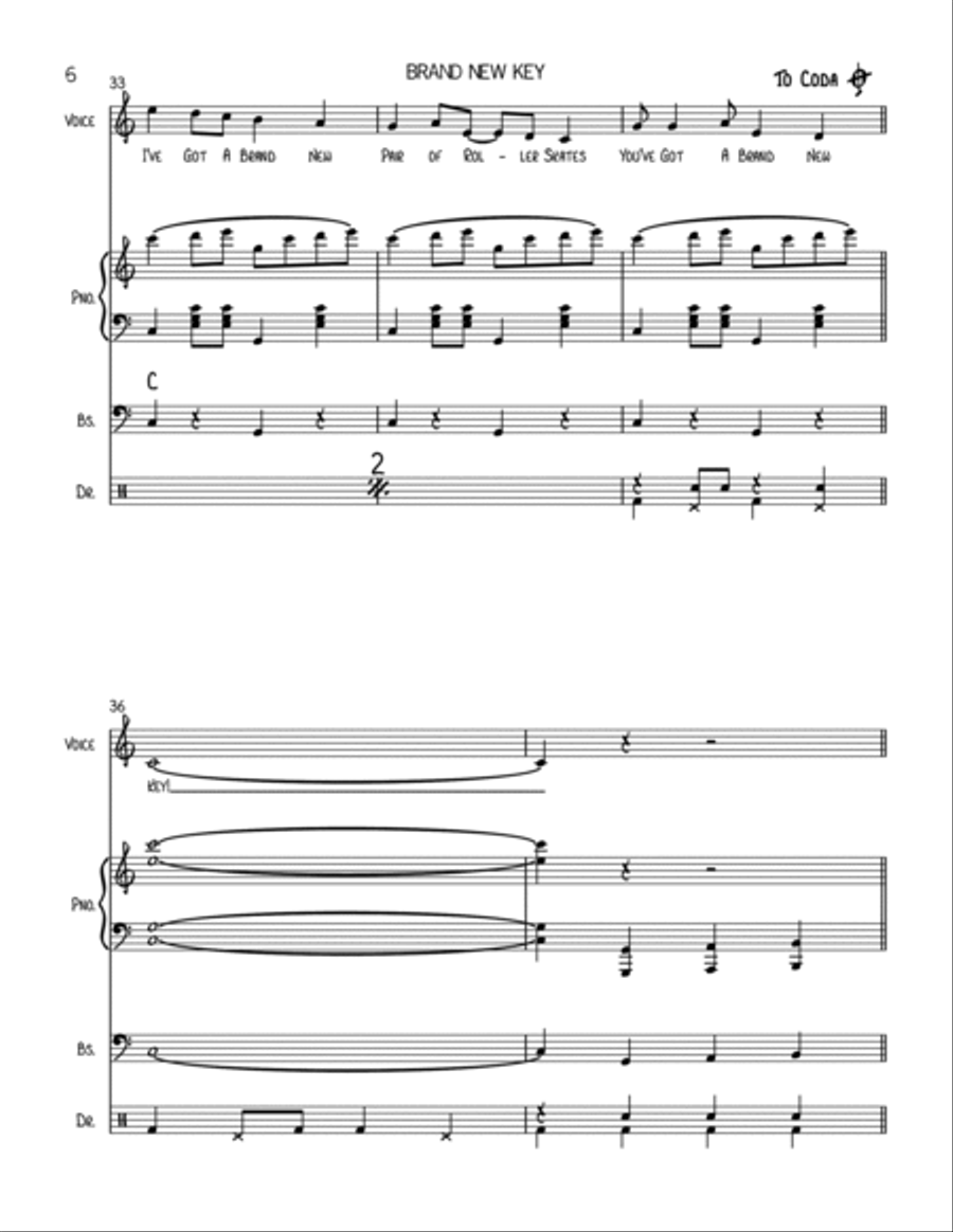 Brand New Key Jazz Ensemble scores gallery preview page 6