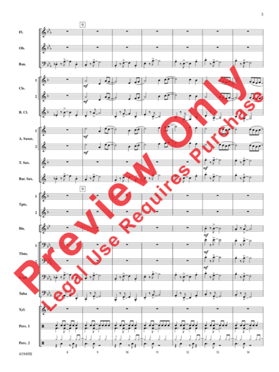 Camino del Sol Concert Band scores gallery preview page 4