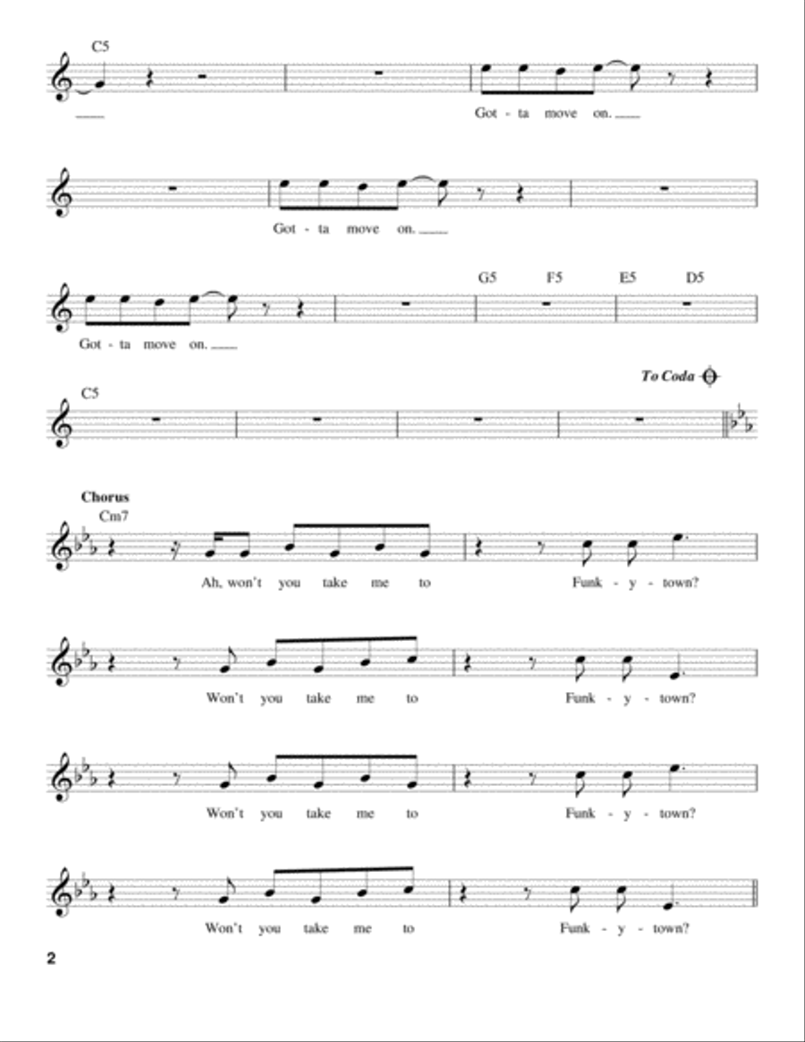 Funkytown Voice scores gallery preview page 2