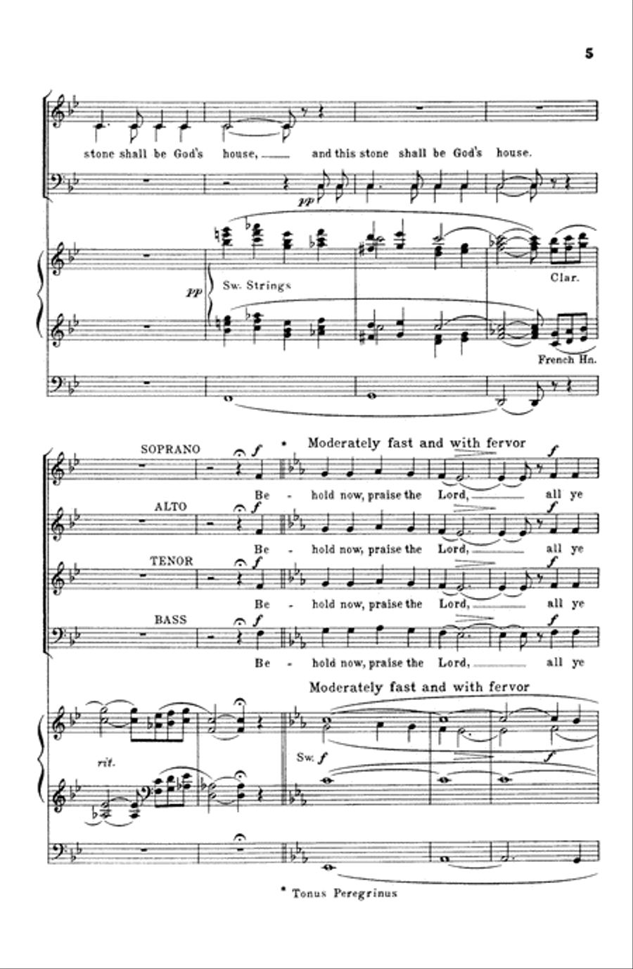 Surely the Lord Is in This Place 4-Part scores gallery preview page 5