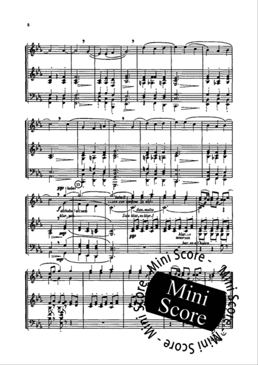 Ballade en Alla Marcia Concert Band scores gallery preview page 12