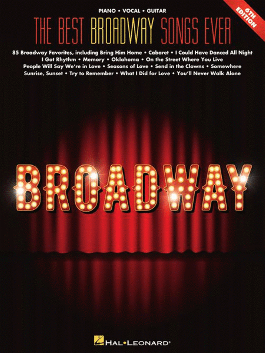 The Best Broadway Songs Ever – 6th Edition Piano, Vocal, Guitar scores gallery preview page 2