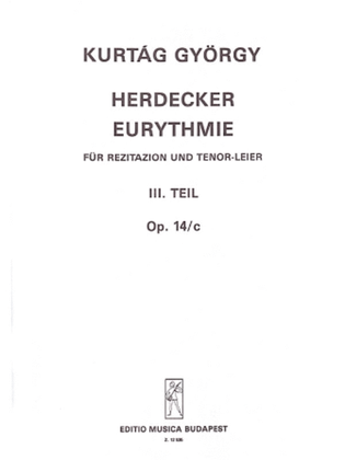 Book cover for Herdecker Eurythmie Op. 14c