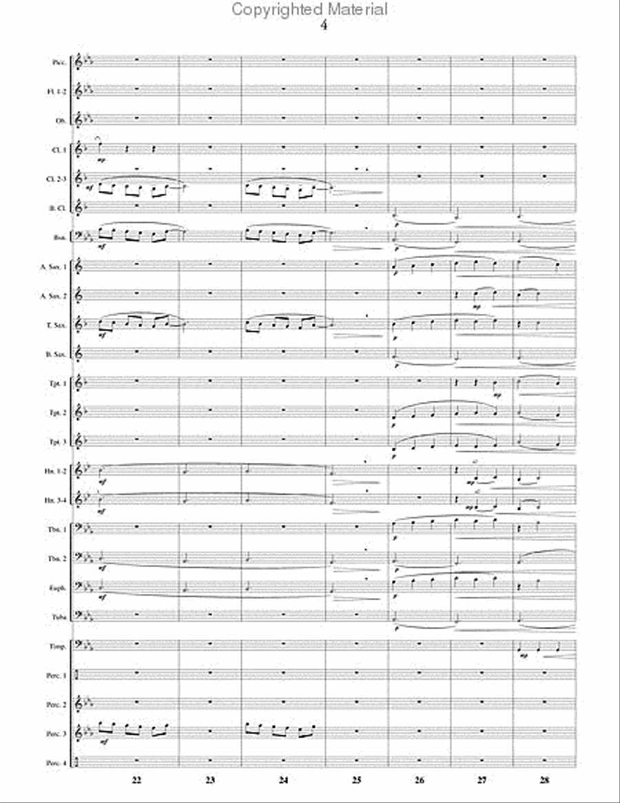 Tinker to Evers to Chance Concert Band scores gallery preview page 5