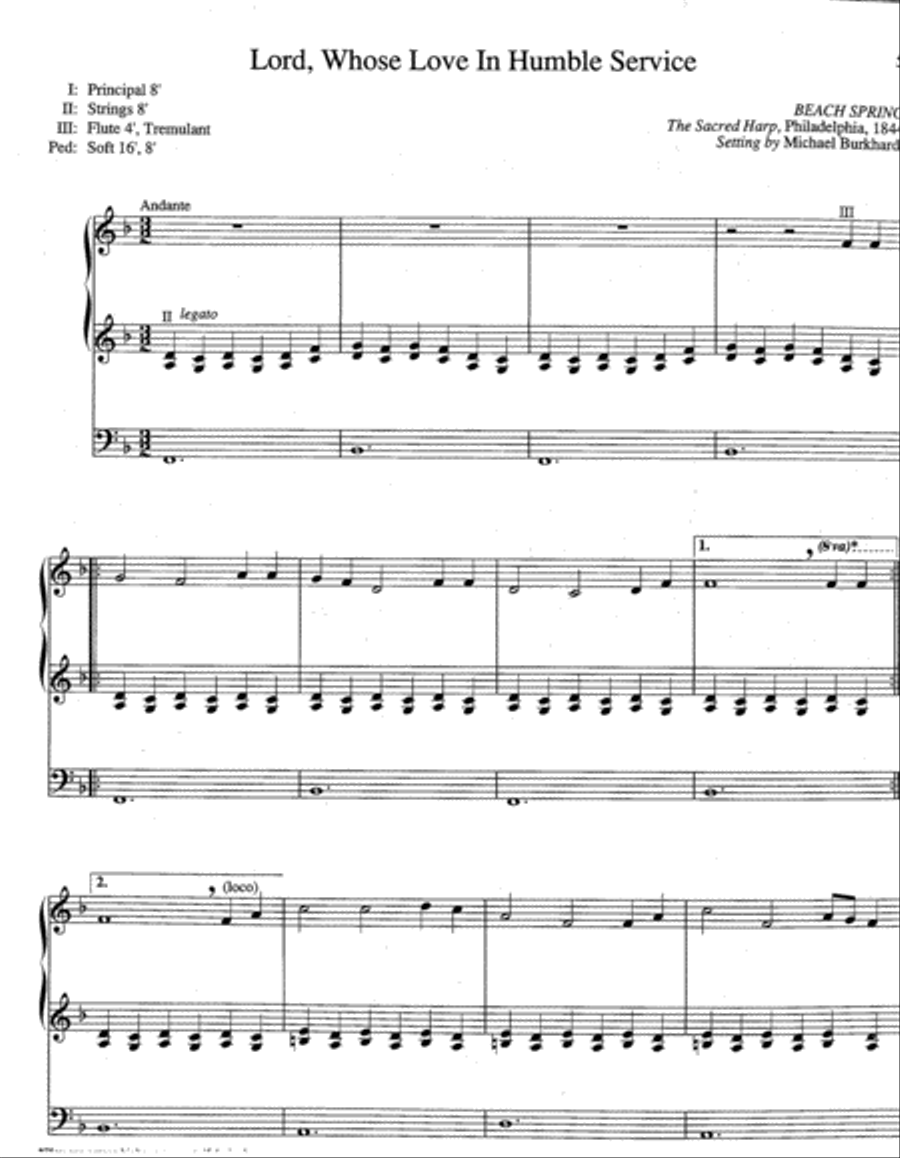 Seven Hymn Improvisations and Free Accompaniments, Set 2 Organ scores gallery preview page 3
