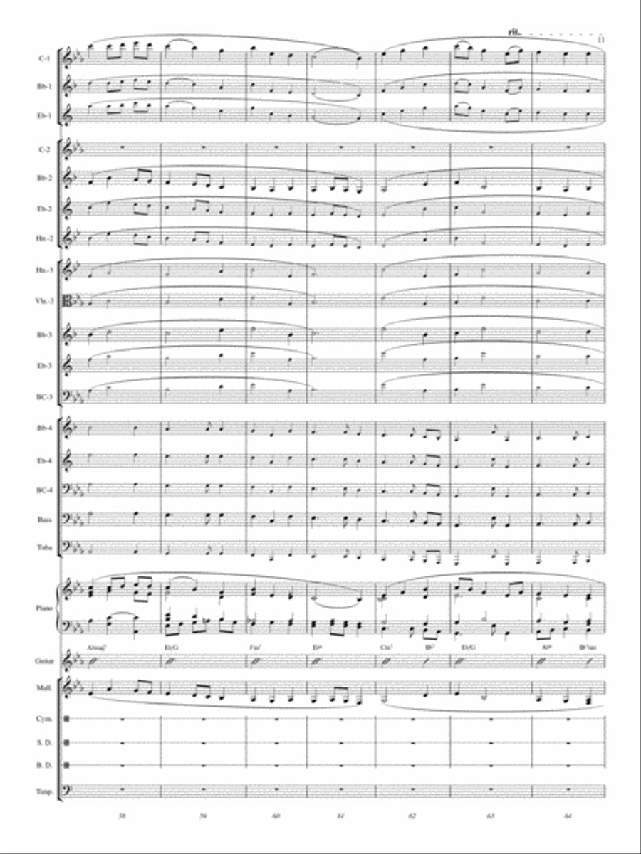 A Festival of Hymns A Festival of Hymns Concert Band scores gallery preview page 10