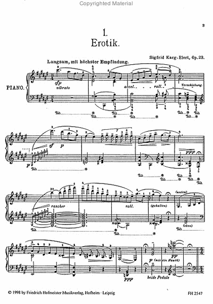 4 Klavierstucke, op. 23