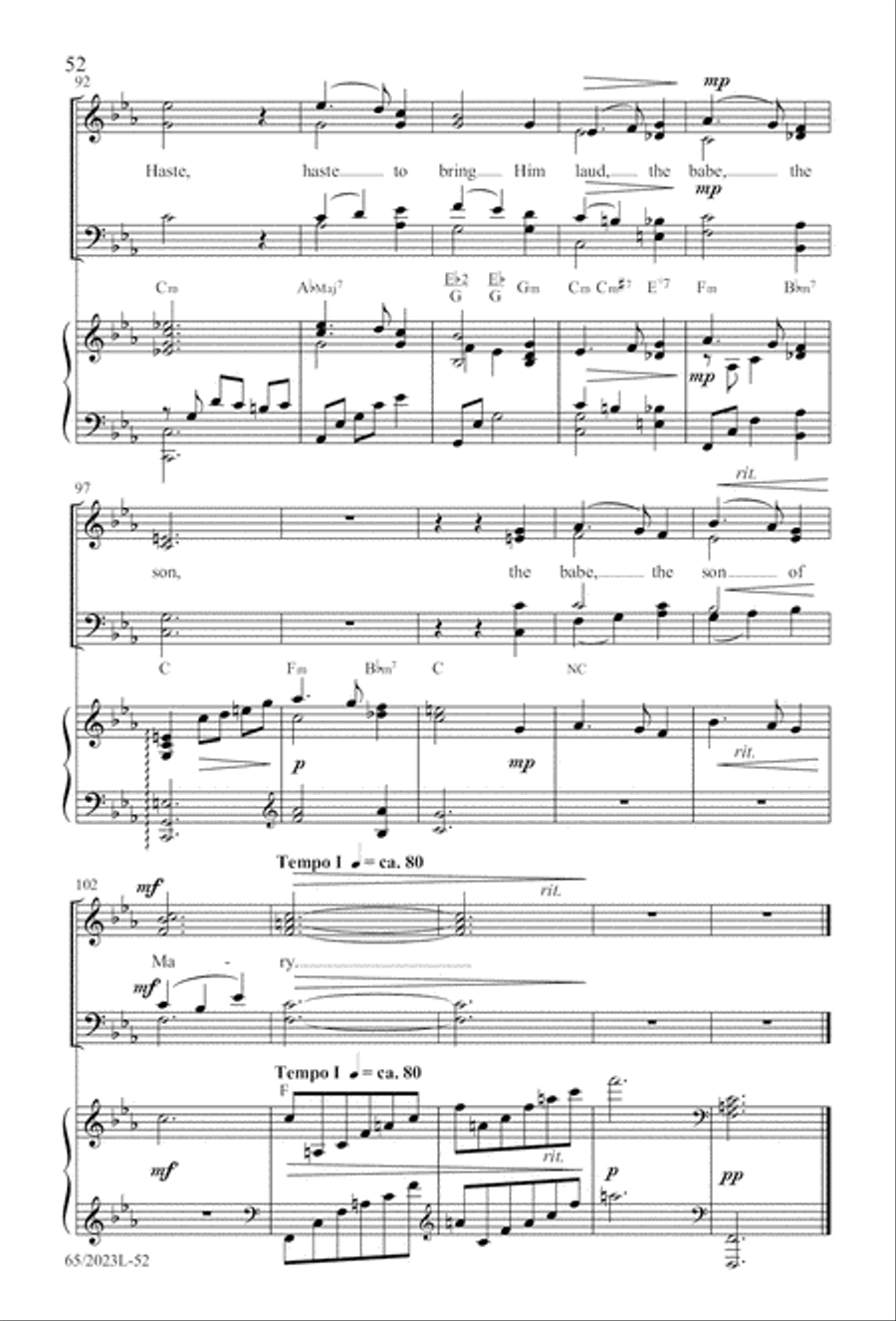 Child of Hope Child of Hope 4-Part scores gallery preview page 53