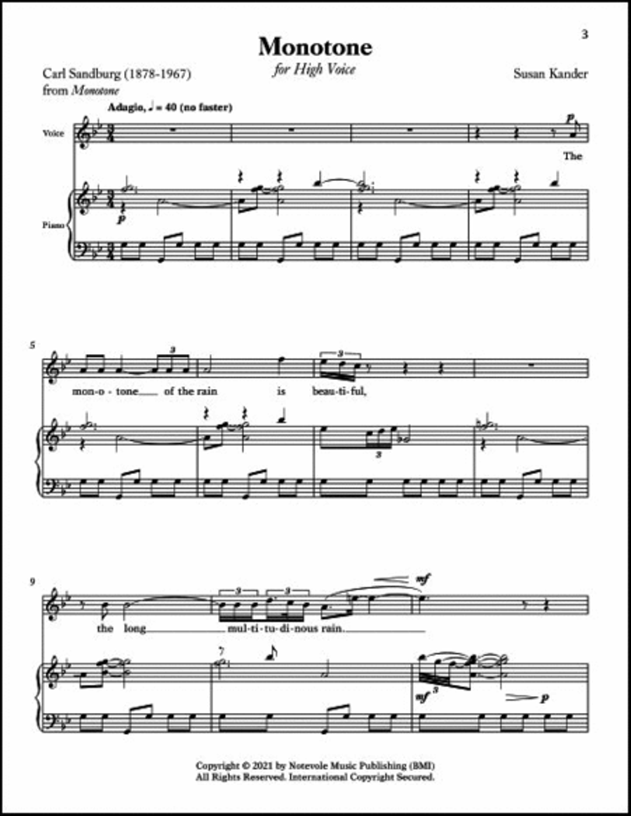 First Person, Second Person, Third Person Singular: Volume 1 High Voice scores gallery preview page 4