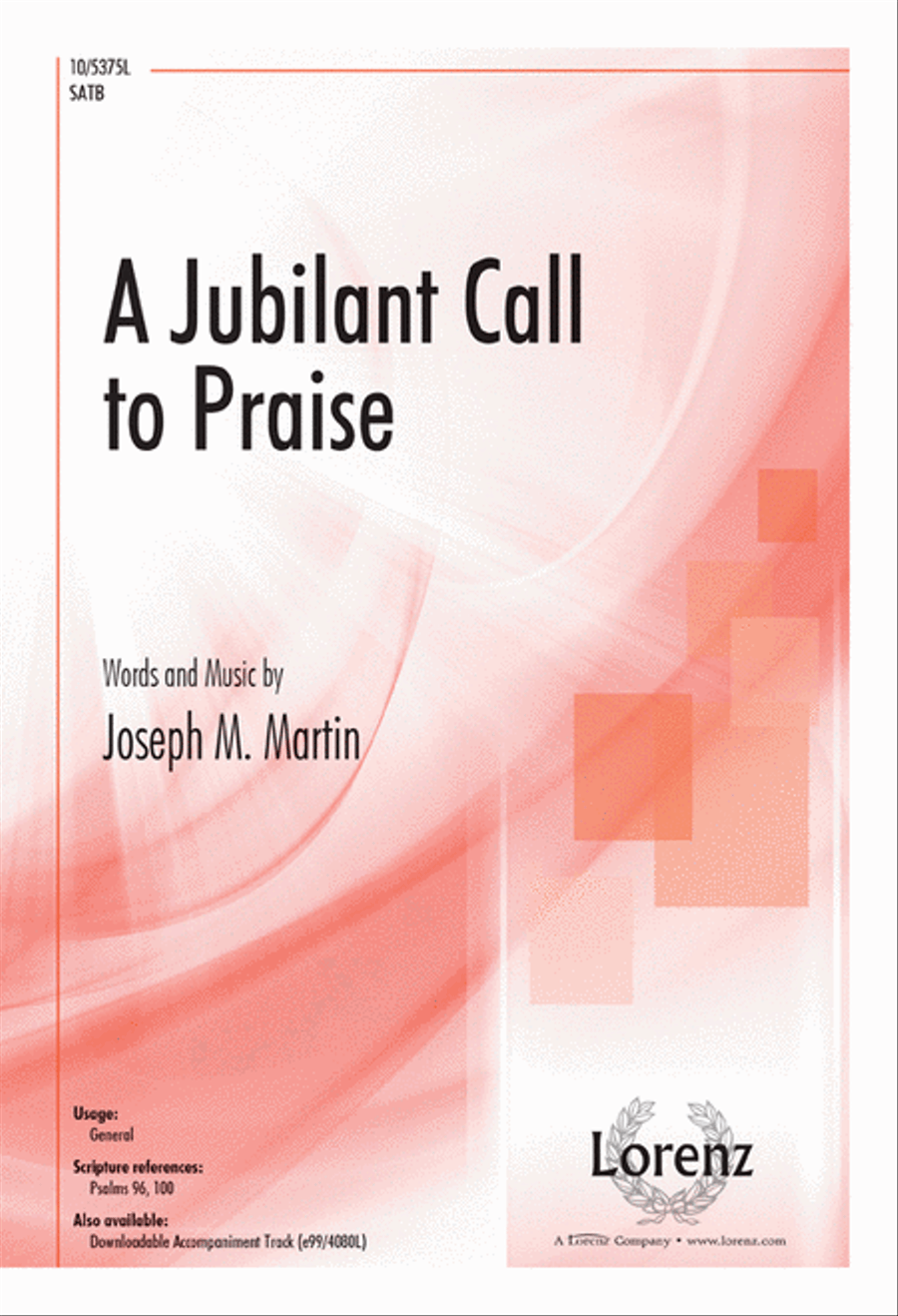 A Jubilant Call to Praise 4-Part scores gallery preview page 1