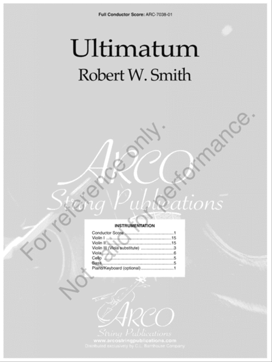 Ultimatum String Orchestra scores gallery preview page 2