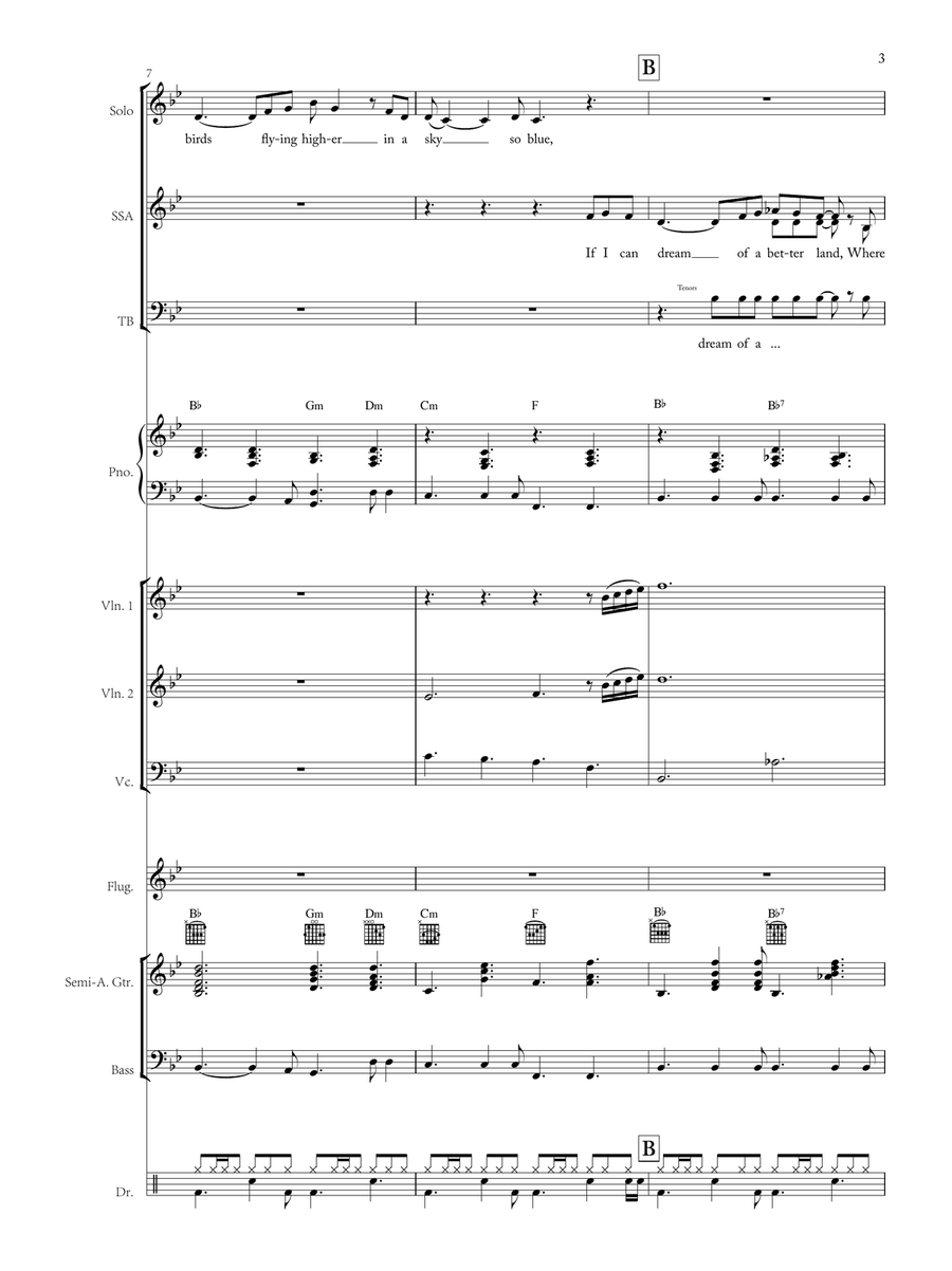 If I Can Dream Large Ensemble scores gallery preview page 5