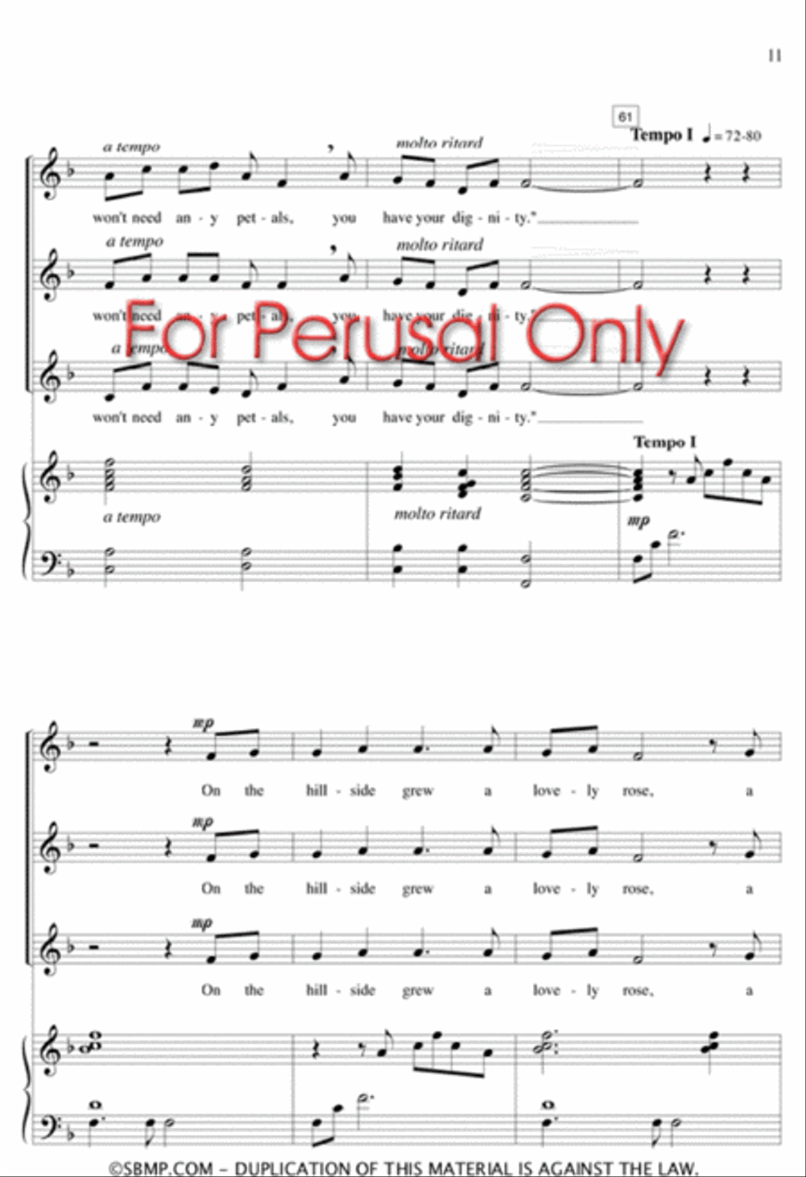 And Nature Smiled - SSA Octavo SSA scores gallery preview page 11