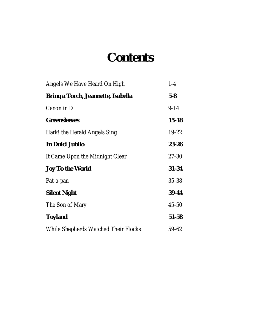 13 Songs for Christmas, Vol. 2, Recorder Duets Woodwind Duet scores gallery preview page 6
