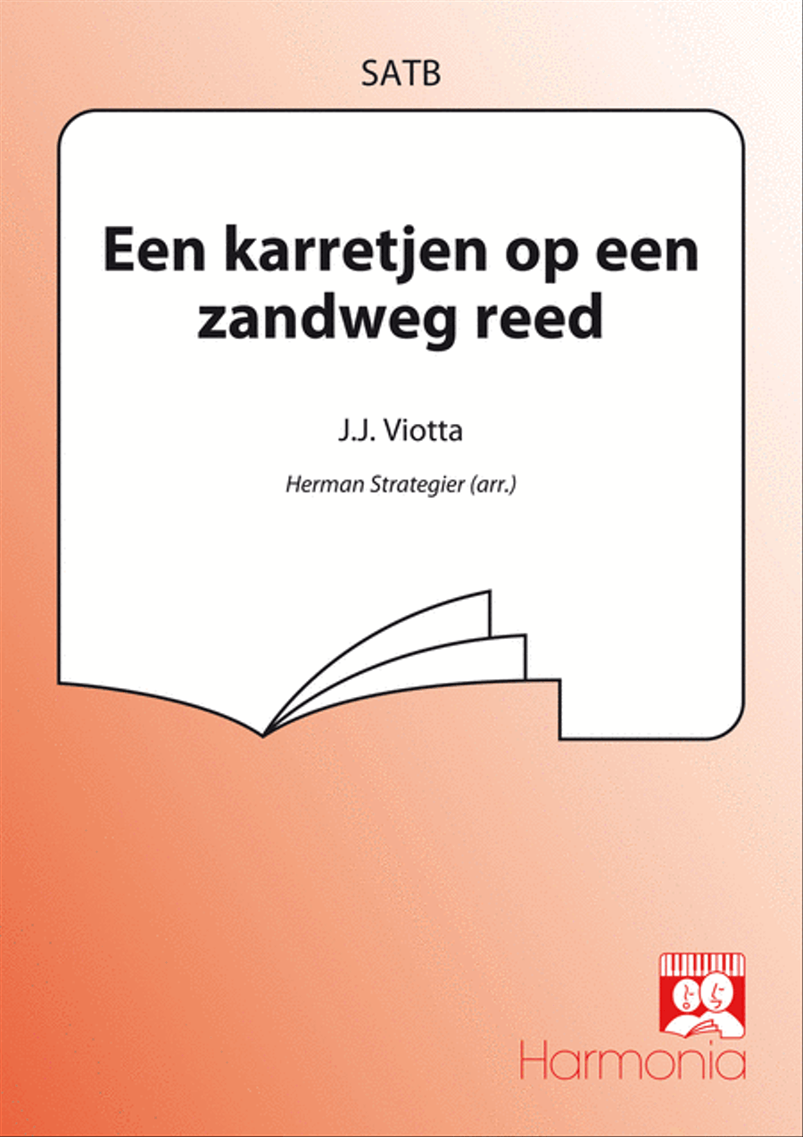 Een karretjen op een zandweg reed 4-Part scores gallery preview page 1