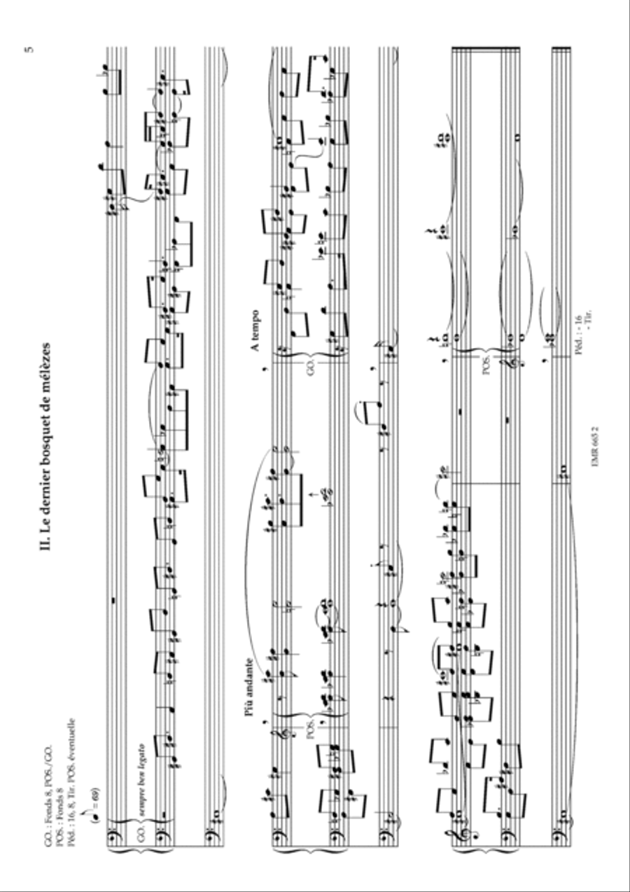 Sept croquis alpestres pour orgue Organ scores gallery preview page 7