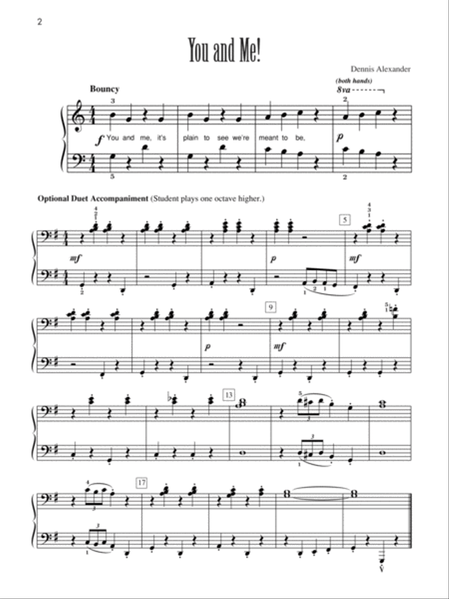 The Best of Dennis Alexander, Book 1 Easy Piano scores gallery preview page 3