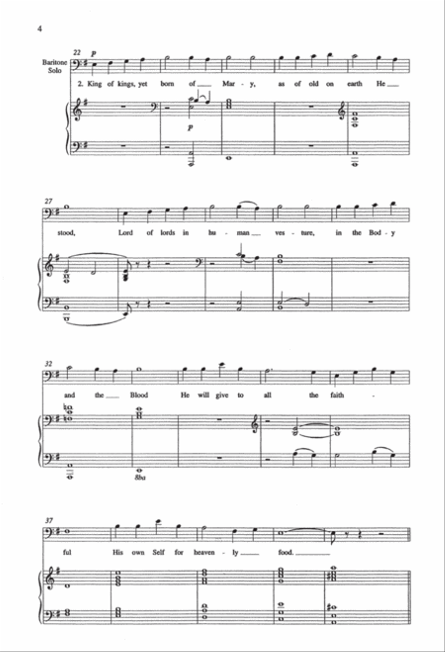 Let All Mortal Flesh Keep Silence 4-Part scores gallery preview page 3