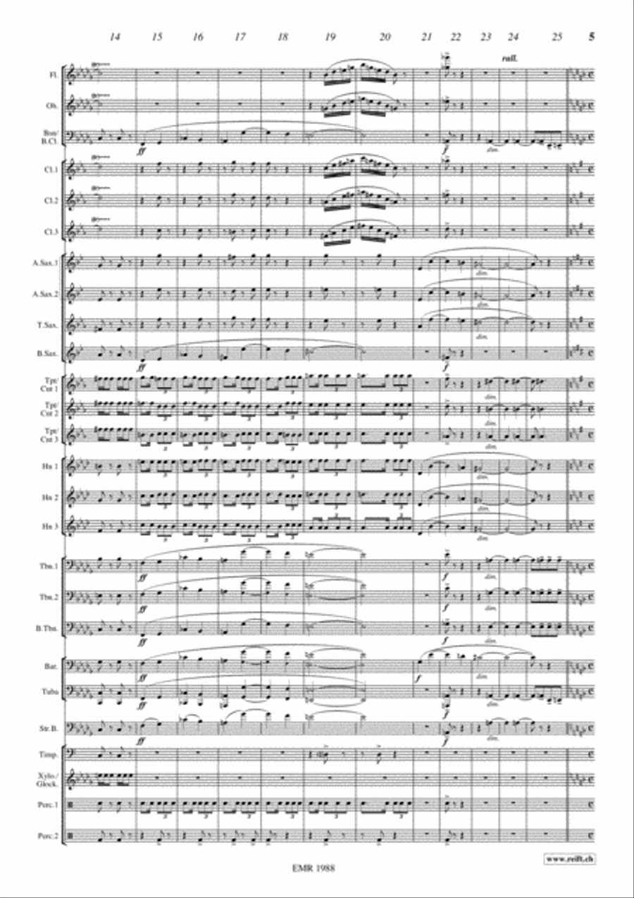Traveller's Diary Concert Band scores gallery preview page 6