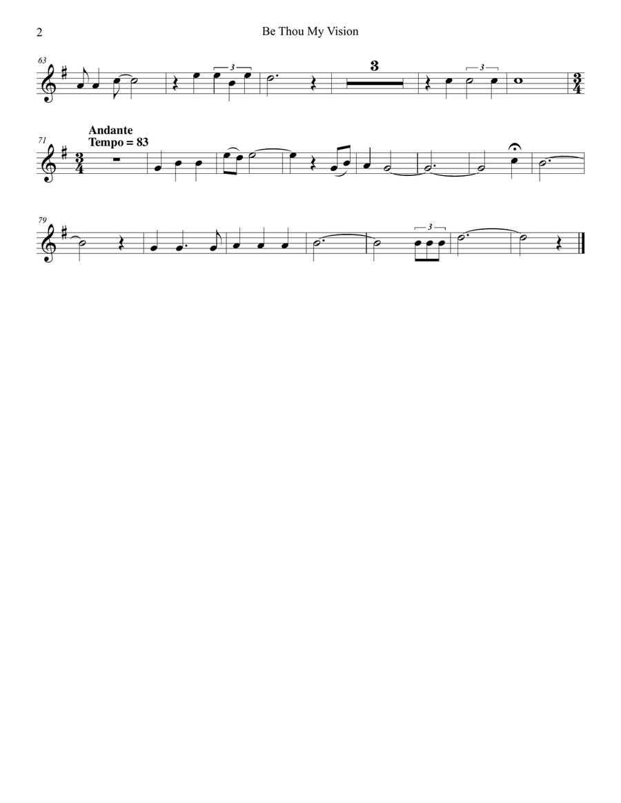 Be Thou My Vision (Duet for Soprano and Tenor Saxophone) Woodwind Duet scores gallery preview page 6