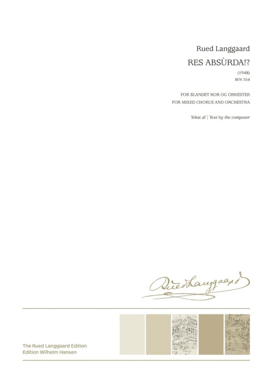 Res absurda!? 4-Part scores gallery preview page 1