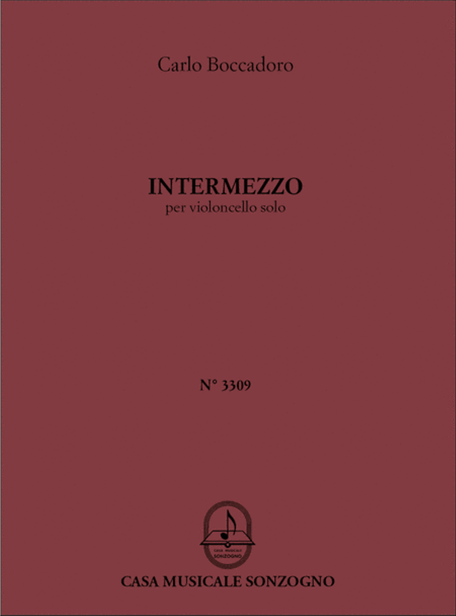 Intermezzo Cello scores gallery preview page 1