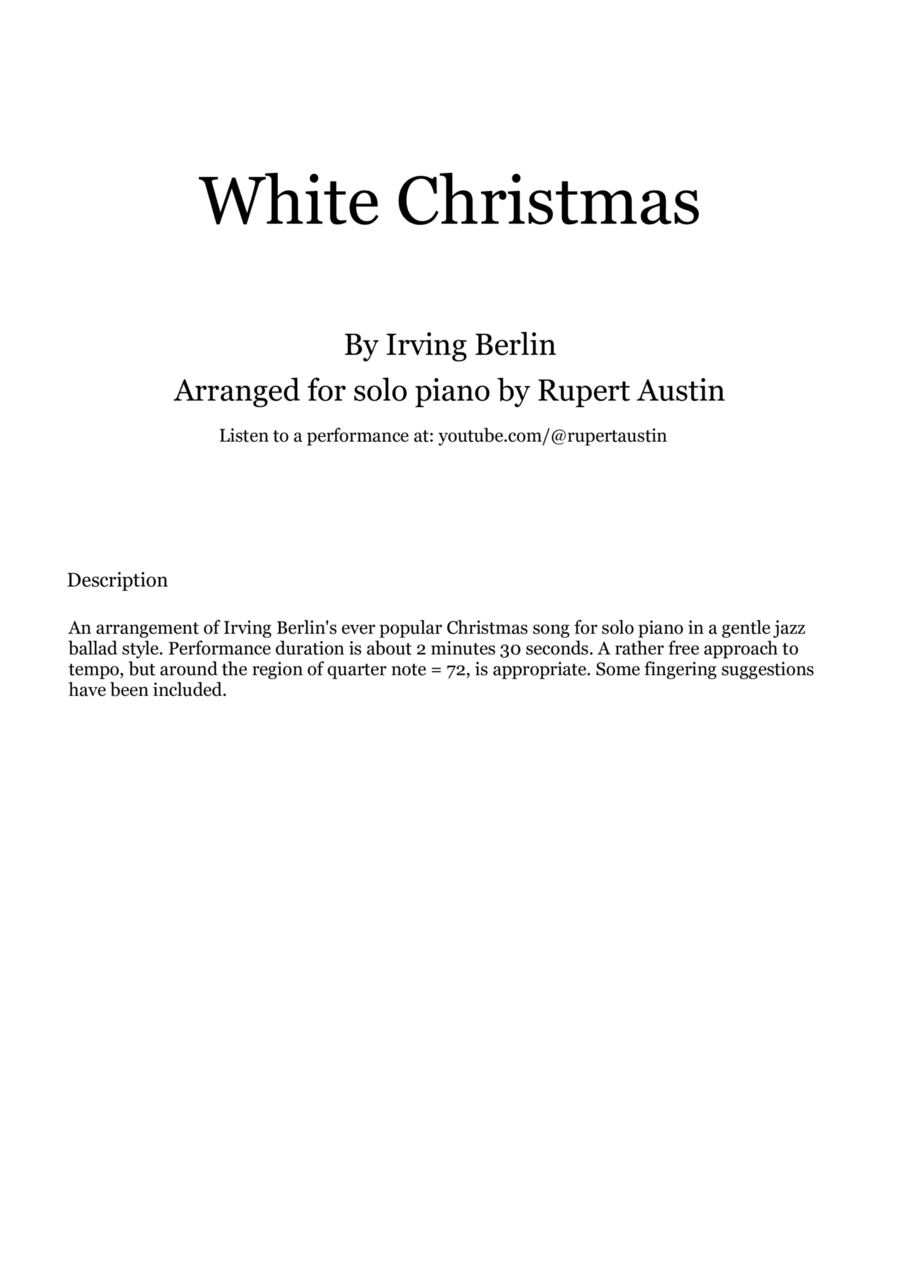 Book cover for White Christmas