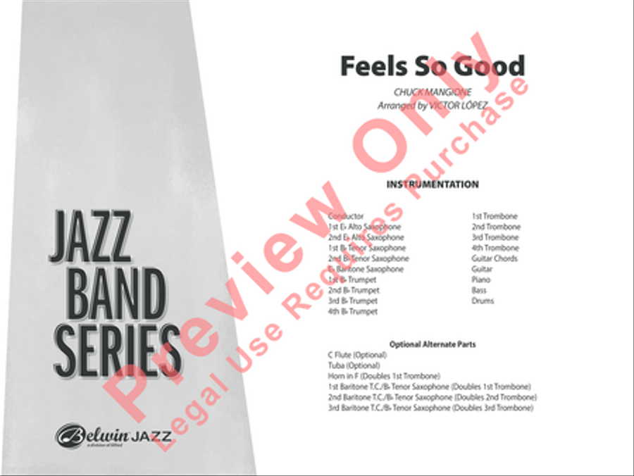 Feels So Good Jazz Ensemble scores gallery preview page 2