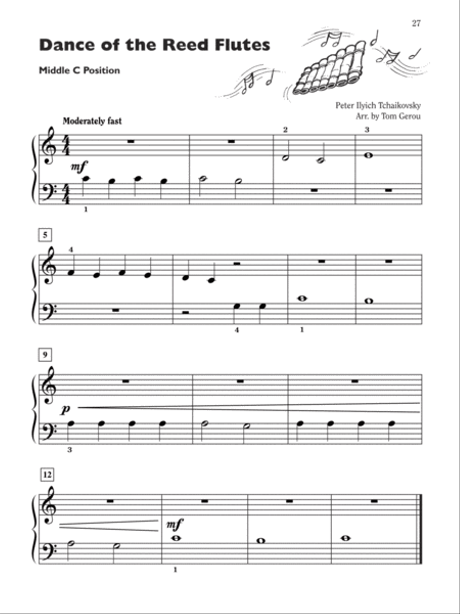 The Nutcracker Activity Book, Book 1 Easy Piano scores gallery preview page 3