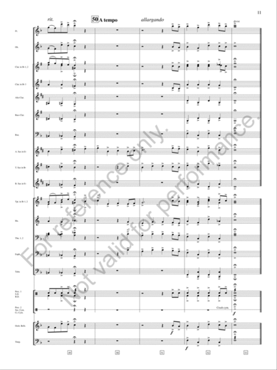 Chorale Prelude: All Things Bright And Beautiful Concert Band scores gallery preview page 12