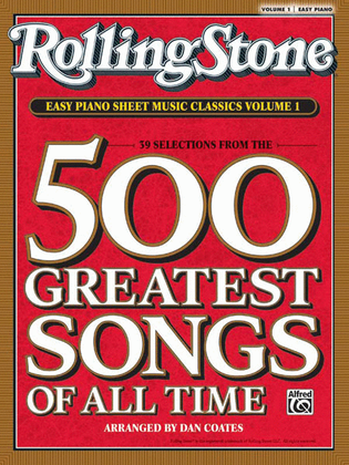 Book cover for Rolling Stone Easy Piano Sheet Music Classics, Volume 1