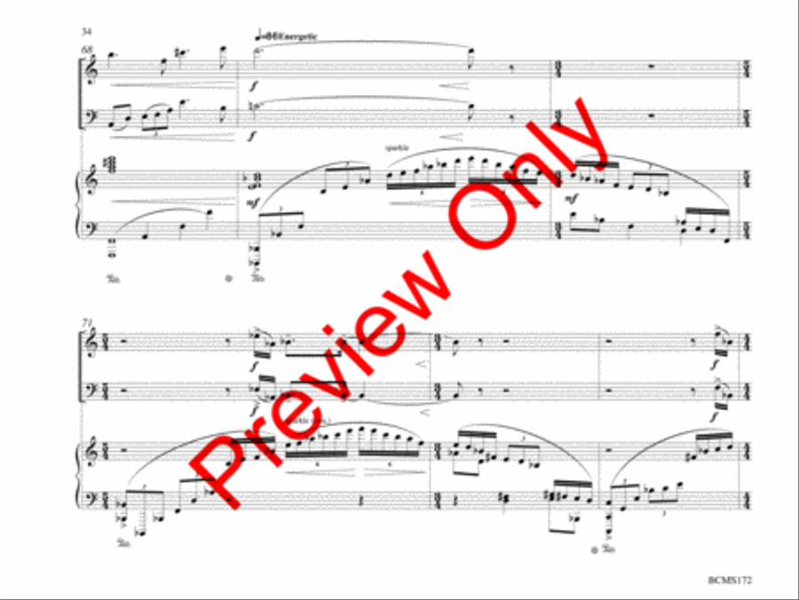 Journey Toward the Eternal Flame Bassoon scores gallery preview page 35