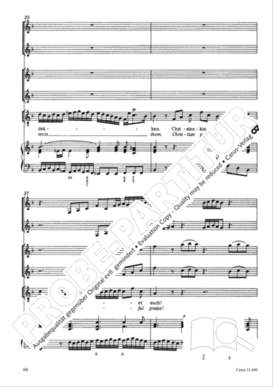 Christ was manifested for this purpose (Dazu ist erschienen der Sohn Gottes) ATB scores gallery preview page 67