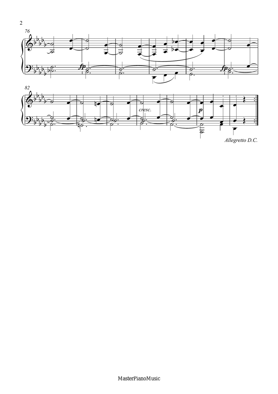 Beethoven - Moonlight Sonata (FULL) Piano Solo scores gallery preview page 6